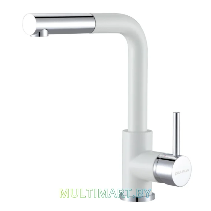 Смеситель Paulmark Kassel Ka214311-431 (белый матовый)